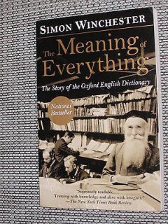   of Everything The Story of the Oxford English Dictionary pb sc book