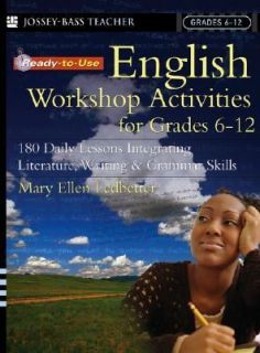Ready to Use English Workshop Activities for Grades 6 12 180 Daily 