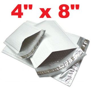   4x8 Poly Bubble Mailers Padded Envelope Shipping Supply Bags 4 x 8