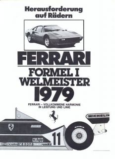 Ferrari 308 GTB GT4 400i 512BB 1979 Auto Becker item