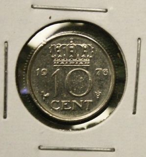 1976 HOLLAND   NEDERLANDS   10 CENTS   COIN   HIGH GRADE