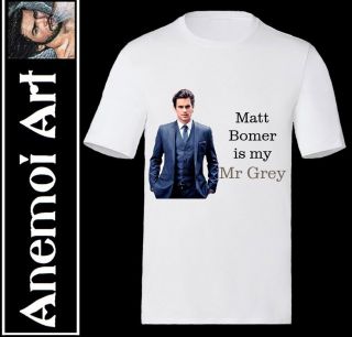 50 Shades of Grey book Matt Bomer st is My Mr Grey T shirt Fan gift 
