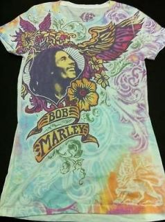 New Licensed Bob Marley One Love Wings Junior T Shirt S M L XL