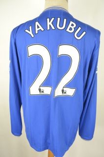 Vintage Everton FC 2009/10 Yakubu Football Shirt Jersey Classic 