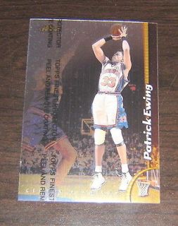 Patrick Ewing, NY Knicks, 1999 Topps Finest Card #135 (Mint Condition)