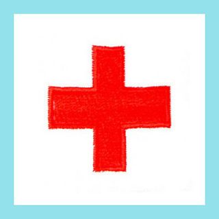   First Aid Medic 2 Badge Sew or Iron On Patch Embroidered Appliques