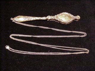 Gold l4 Kt. Lorgnette with Chain Dated 1899 Larter & Sons New 