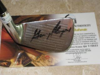Masters Gary Player Signed Golf Club #7 Global (RARE)
