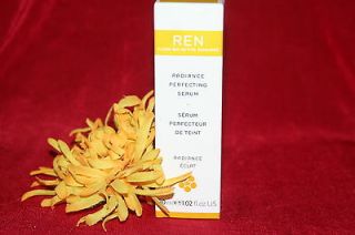 REN CLEAN AND BIO ACTIVE RADIANCE PERFECTING SERUM FULL SIZE 1 OZ NEW 