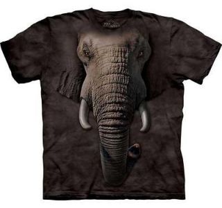 New ELEPHANT FACE Zoo Wild Animal T Shirt S 3XL The Mountain Official 