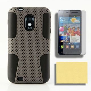 Faceplate Case+Screen Protector for Samsung Epic 4G Touch A Cover Skin 