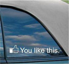 You Like This Facebook funny nice jdm car decal sticker vw gti stance 