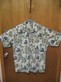 Hawaiian Shirt Mens XL 100% Cotton OP Sport Surfer Circa 1962 Sri 