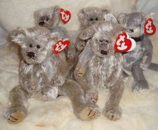  Attic Treasures Lot Of Greson Teddy Bears and Fairchild Mouse NEW NWT
