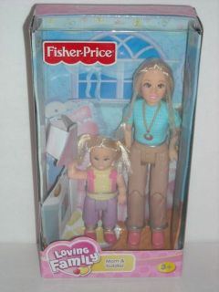 Fisher Price Loving Family Dollhouse People Mom & Toddler Daughter 