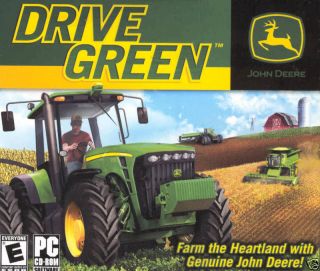 JOHN DEERE DRIVE GREEN: PC FARMING SIMULATOR GAME BRAND NEW FACTORY 