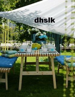 Newly listed IKEA DYNING Wedge Patio Deck SHADE CANOPY Awning WHITE