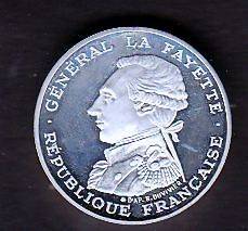 FRANCE SILVER COIN, 100 Fr,1987,BOUBLE​, 30g*.900 SILVER,31mm