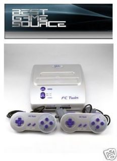 FC TWIN VIDEO GAME SYSTEM   2 IN 1 NES/SNES   PEARL