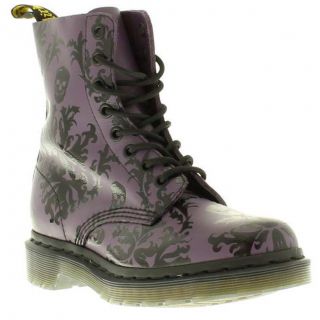 Dr Martens Boots Genuine Cassidy Womens Boots Purple Sizes UK 4   8