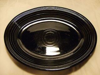 Vintage Fiesta Ware Black 11 ½”Oval Plate/Platter
