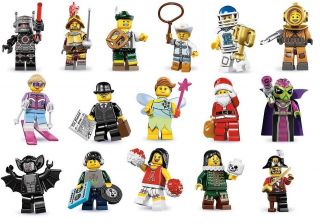 Over 9 LOOSE Mini figs to choose from LEGO MINI FIGURES SERIES 8 You 