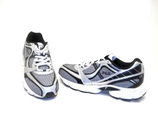 Fila Mens Furio Running Shoe Silver/Black/W​hite Size 12 Used