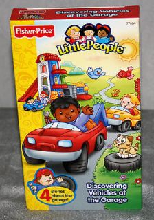 Fisher Price Little People VHS   Discovering Vehicles at the Garage