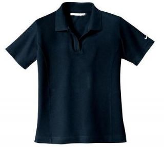 NEW NIKE Golf Ladies XXL Dri FIT Pique Knit Shirt Polo Womens 2XL NAVY