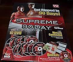 SUPREME 90 DAY SYSTEM (SUPREME90) 10 DVD WITH TOM HOLLAND NEW 