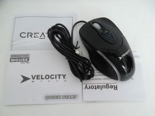 Creative Mouse Lite Pro 4 Button USB Optical Gaming Mouse w/Scroll 