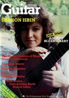 GUITAR INTERNATIONAL MAGAZINE APR 84 SHARON ISBIN, MANUEL CONTRERAS 