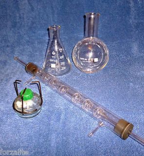 BIG Lab Glass Glassware   Distillation Apparatus Kit   Big Distilling 