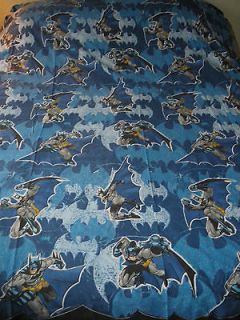 Vintage Batman Twin Flat Sheet Bed D.C. Comics   Drap plat Enfant 