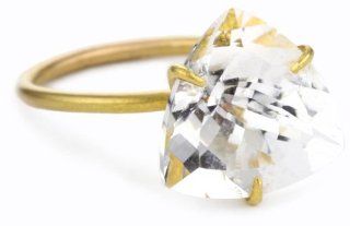 Lena Skadegard Arcadia 18k Trillion Cut Herkimer Diamond 