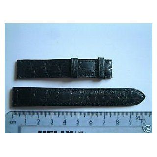 Cartier Watch Band Black Crocodile 15mm For DEPLOYMENT CLASPS Watches 