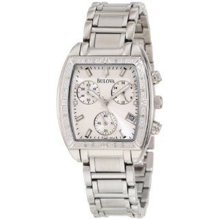 Bulova Womens 96R163 Diamond Bezel Watch Watches 