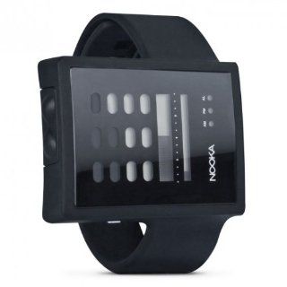 Nooka ZUB ZAYU Black Digital Watch: Watches: 