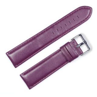 Panerai Style Glove Leather Watchband Eggplant 18mm Watch band   by 