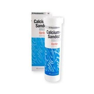 Calcium Sandoz Effervescent Tablets 20 tablets by Novartis 