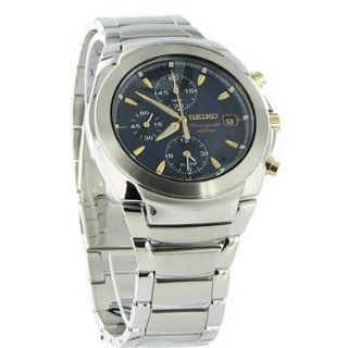   Stainless Steel Blue Dial Alarm Chronograph Watch Watches 