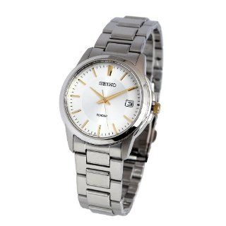 Seiko Mens SGEF53 Stainless Steel Bracelet Watch Watches 