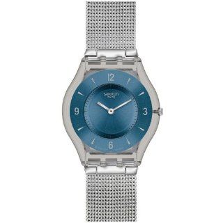 Swatch Metal Knit Blue Womens Watch   SFM120M Watches 