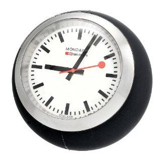 Mondaine A660.30335.16SBB Globe Black Dial Black Case Watches  