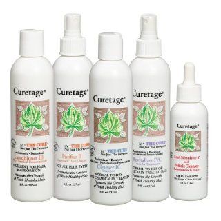 Curetage 5 Pc Set for Normal to Chemically Treated Hair 