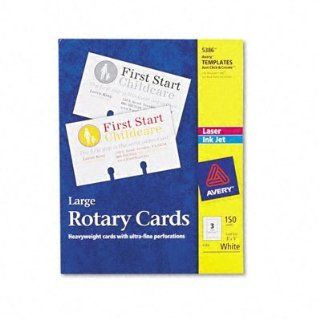 Avery Rotary Cards, Laser and Ink Jet Printers, 3 x 5 