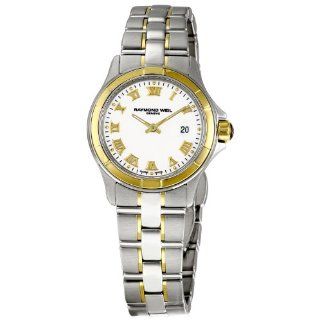 Raymond Weil Womens 9460 SG 00308 Parsifal White Dial Watch: Watches 