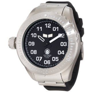 Vestal Mens ZR4002 ZR 4 Diver Silver Black Lume Dial Watch Watches 