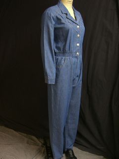 NEW Maurada Ladies Denim Jumpsuit Size L & XL. 100% Cotton NWT 