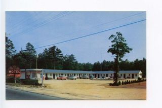 Pleasantville NJ Coke Machine Motel Old Cars Postcard